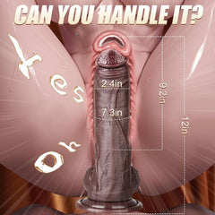 12 Inch Black Huge Realistic Dildo Sex Toys