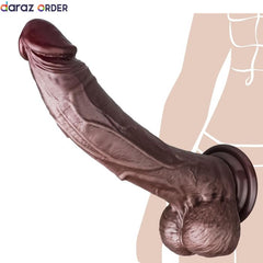12 Inch Black Huge Realistic Dildo Sex Toys