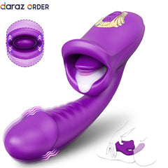 3 in 1 Tongue Rose G Spot Vibrator In Pakistan