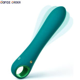 7 Inch Soft Vibrating Dildo Nipple Stimulation