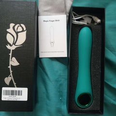 7 Inch Soft Vibrating Dildo Nipple Stimulation