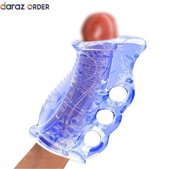 Blue Open Ended Male Stroker In Pakistan