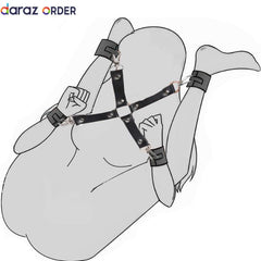 Bondage Wrist & Thigh Cuffs Set