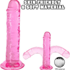 Buy 6 Inch Realistic Soft Pink Dildo