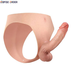 Cyber Soft Skin Long Strap Dildo