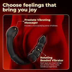Dual Ended Prostate Massager Vibrator Plug