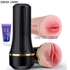 EINSEO Male Masturbator with Dual Sleeves