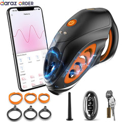 Electric Shock Male Chastity Cage Cock