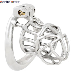 Ergonomic Steel Chastity Cage 40mm
