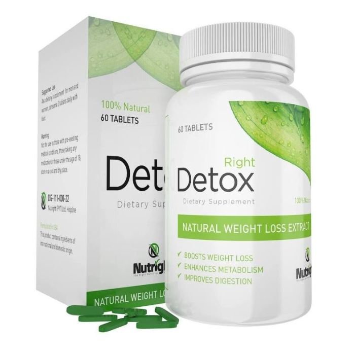 Right Detox 60 Tablets In Pakistan - Daraz Order