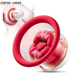 Rose Nipple Sucker Vibrator 9 Modes