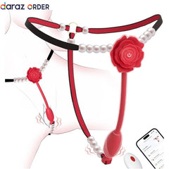 Rose Pearl Wearable Vibrating Panty