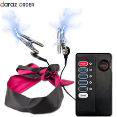 Shock Nipple Clamps BDSM Restraint Kit