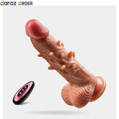 Spiked Sex Dildo Thrusting Sensation 9 Inches
