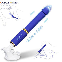 Thrusting Dildo Vibrator with Suction Cup