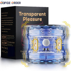 Transparent Vibrating Male Stroker In Pakistan