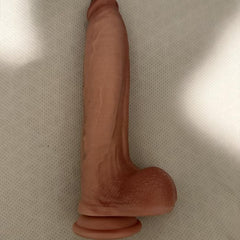 10.8 Inch Huge Real Skin Big Dildo