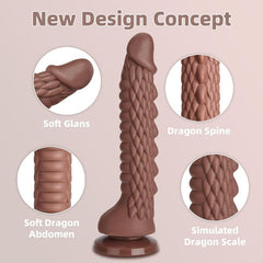 11.6 Inch Dragon Huge Dildo and Anal Prostate