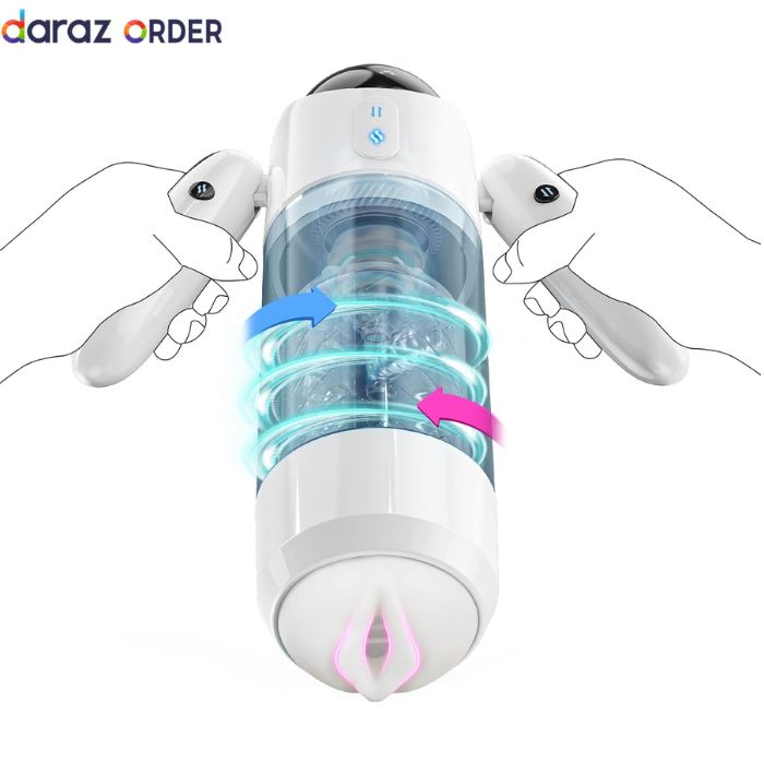 11 Mode Male Masturbator with Arms