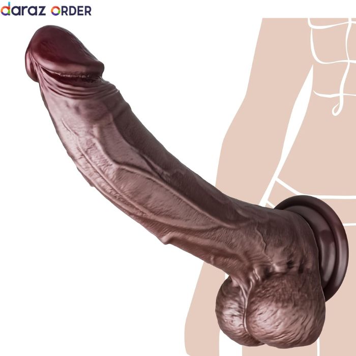 12 Inch Black Huge Realistic Dildo Sex Toys