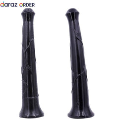 17 Inch Black Horse Dildo Giant Plug