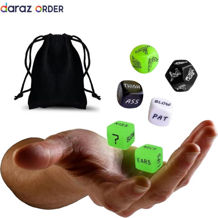 6 Pcs Adult Sex Gaming Dice