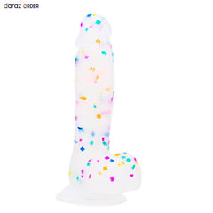 7.6 Clear Realistic Dildo