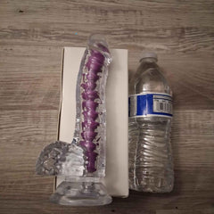 8 Inch Purple Strap Dildo Sex Toys