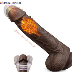 9.8 Thrusting Vibrator Dildo with Heating