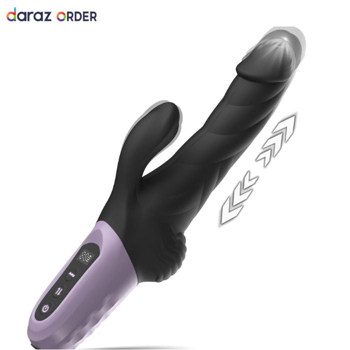 9-Mode Thrusting & Vibrating Dildo