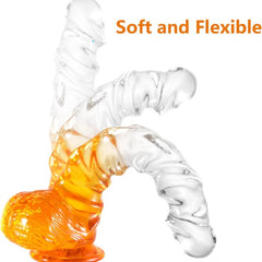 9 Inch Huge Realistic Clear Dildo Buy