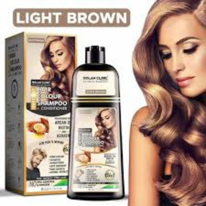 Light Brown Instant Hair Color Shampoo & Conditioner | Pakistan