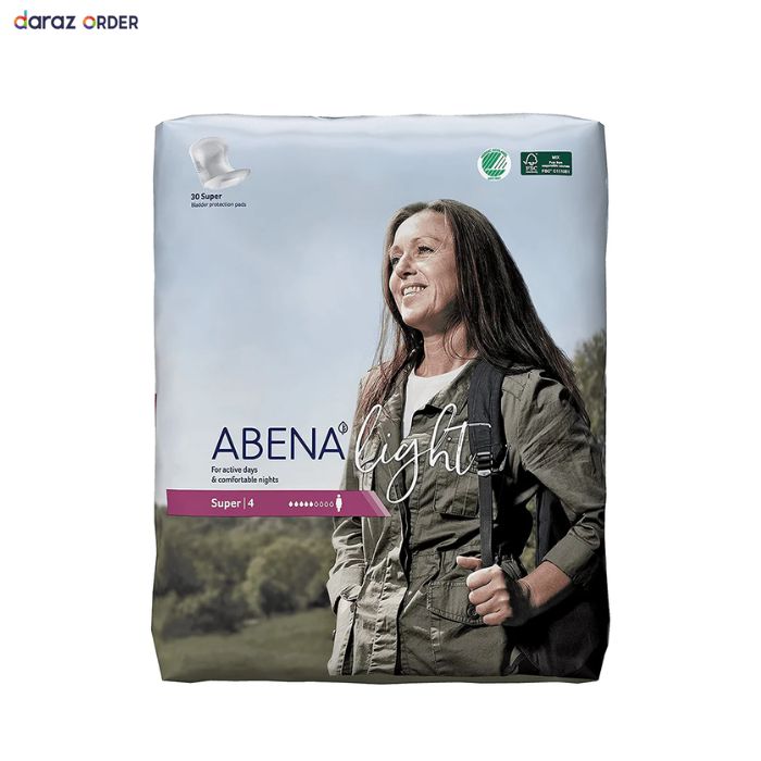 Abena light super 3-in-1 Sanitary Pads 20 Pcs