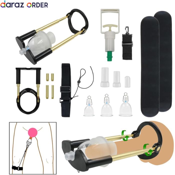 Adjustable Support Belt Penis Pump Kit