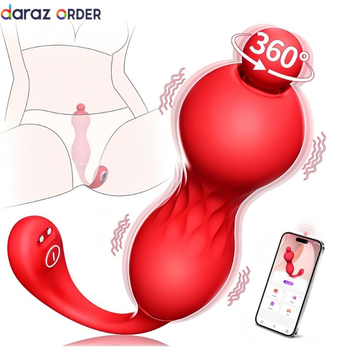 App Controlled Wearable Rose Vibrator