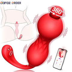 App Controlled Wearable Rose Vibrator