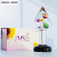 Artistic Resin Immortelle Flower Anal Plug