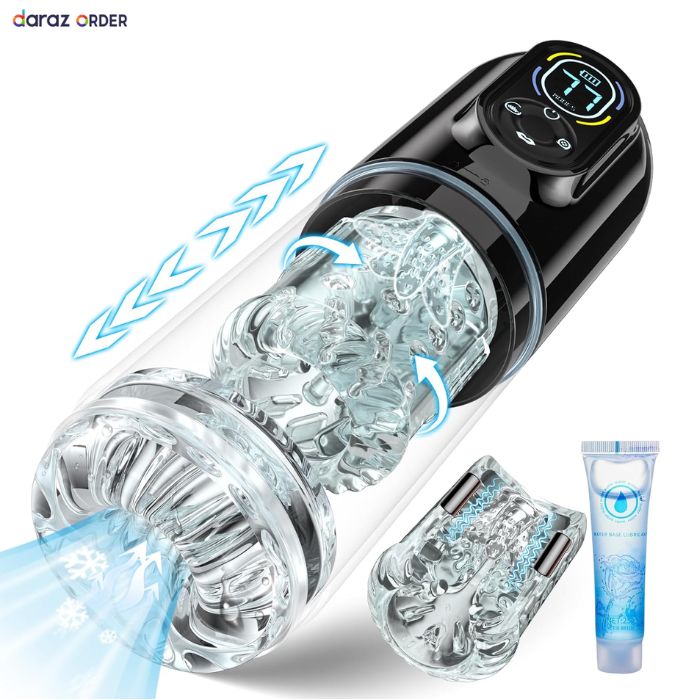 Automatic Male Mastusbafor with 7 Thrusting
