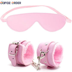 BDSM Handcuffs & Blindfold Set In Pakistan