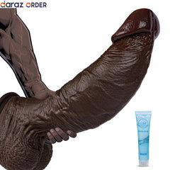 Big Black Realistic Dildo Over Thickness