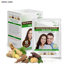 Bio Green Dark Brown Hair Shampoo With Herbal 25ml In Pakistan