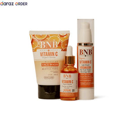 BNB Organic Vitamin C Facewash+Cream+Serum