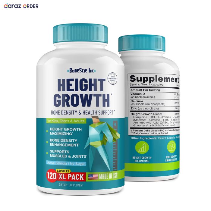 Bonescience Inc Height Growth in Pakistan
