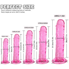Buy 6 Inch Realistic Soft Pink Dildo