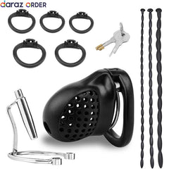 Chastity Device 5 Ring Sizes 3 Sound Beads
