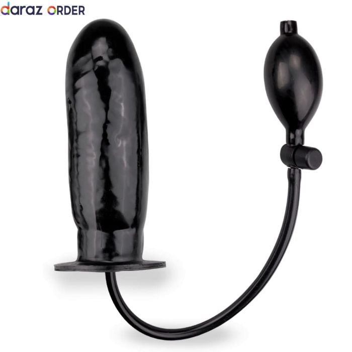 Compact Air Cushion Black Dildo