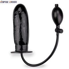 Compact Air Cushion Black Dildo