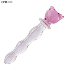 Crystal Glass Pleasure Wand Dildo Penis