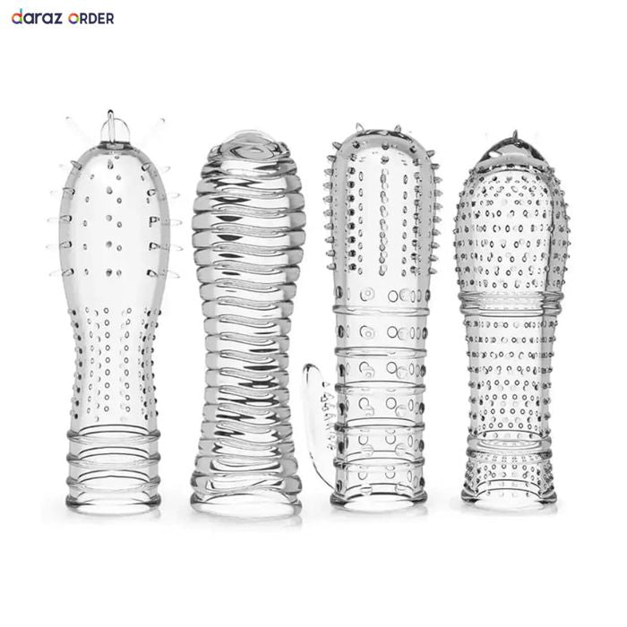Crystal Sleeve Silicone Spike Condoms In Pakistan