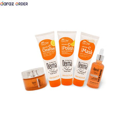 Derma Shine Vitamin C Skin Glow Facial Kit 5 in 1